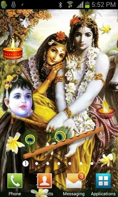 Radha Krishna Live Wallpaper android App screenshot 2